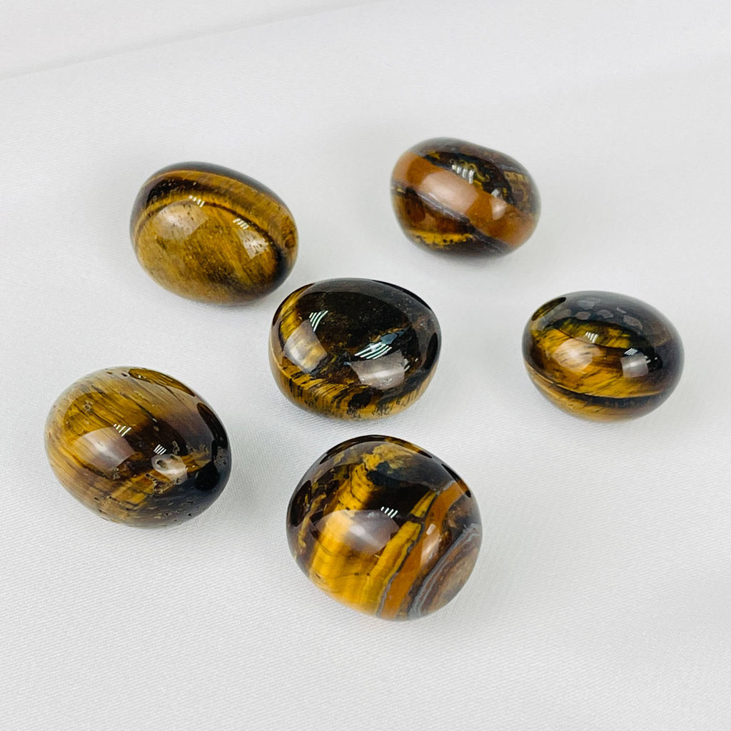 Галтовка из Тигрового глаза (25 шт) - Радуга самоцветов фото 2