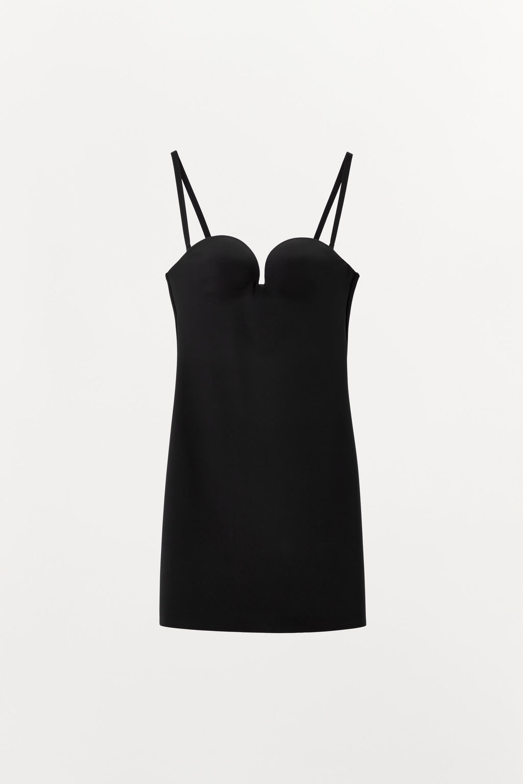 VESTIDO MINI CON POLIAMIDA BODY SHAPE / Negro - Zara фото 8
