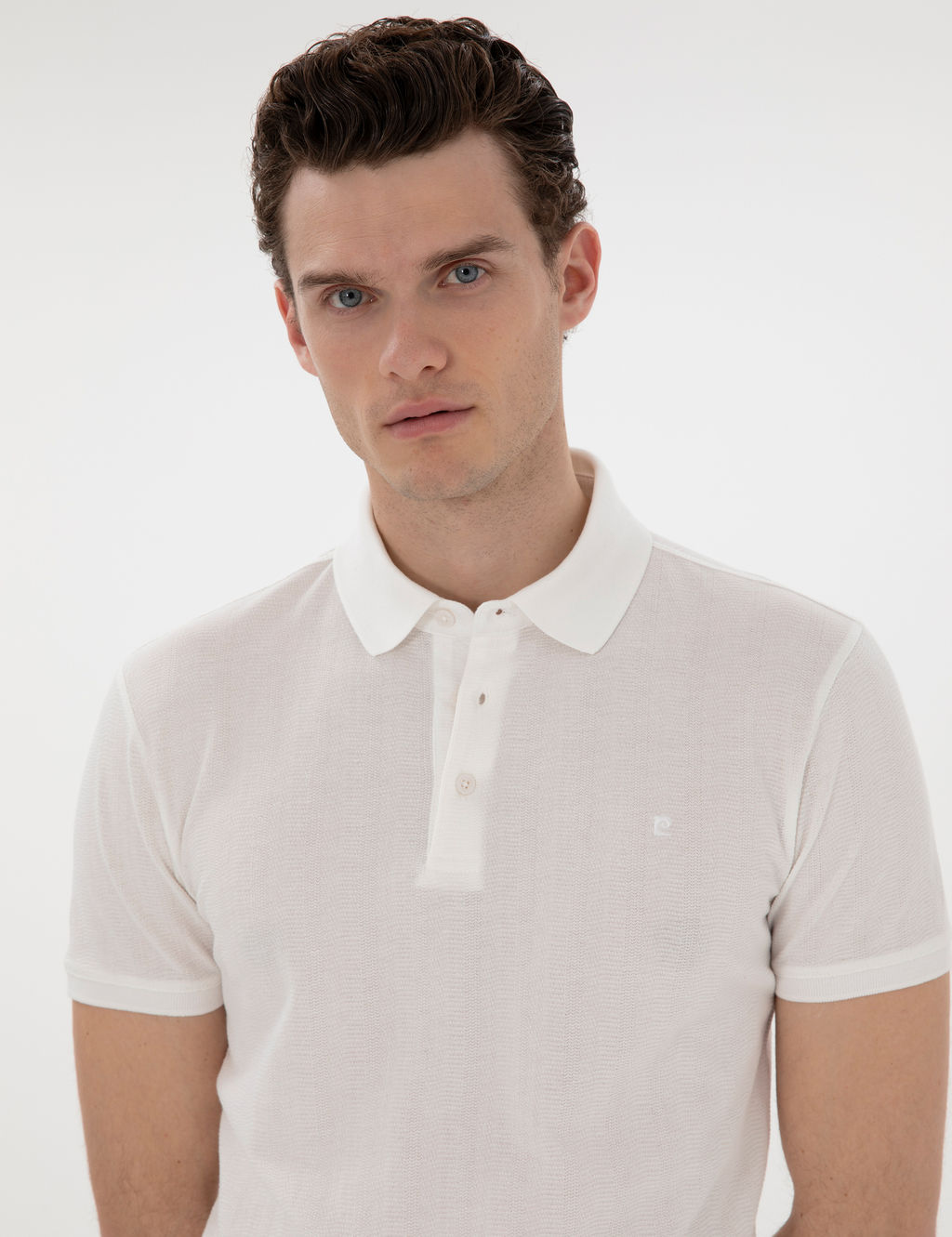 Beyaz Slim Fit Ti__rt