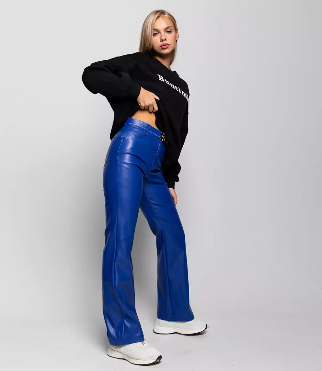 Брюки #КТ6516, синий - Dommod фото 4