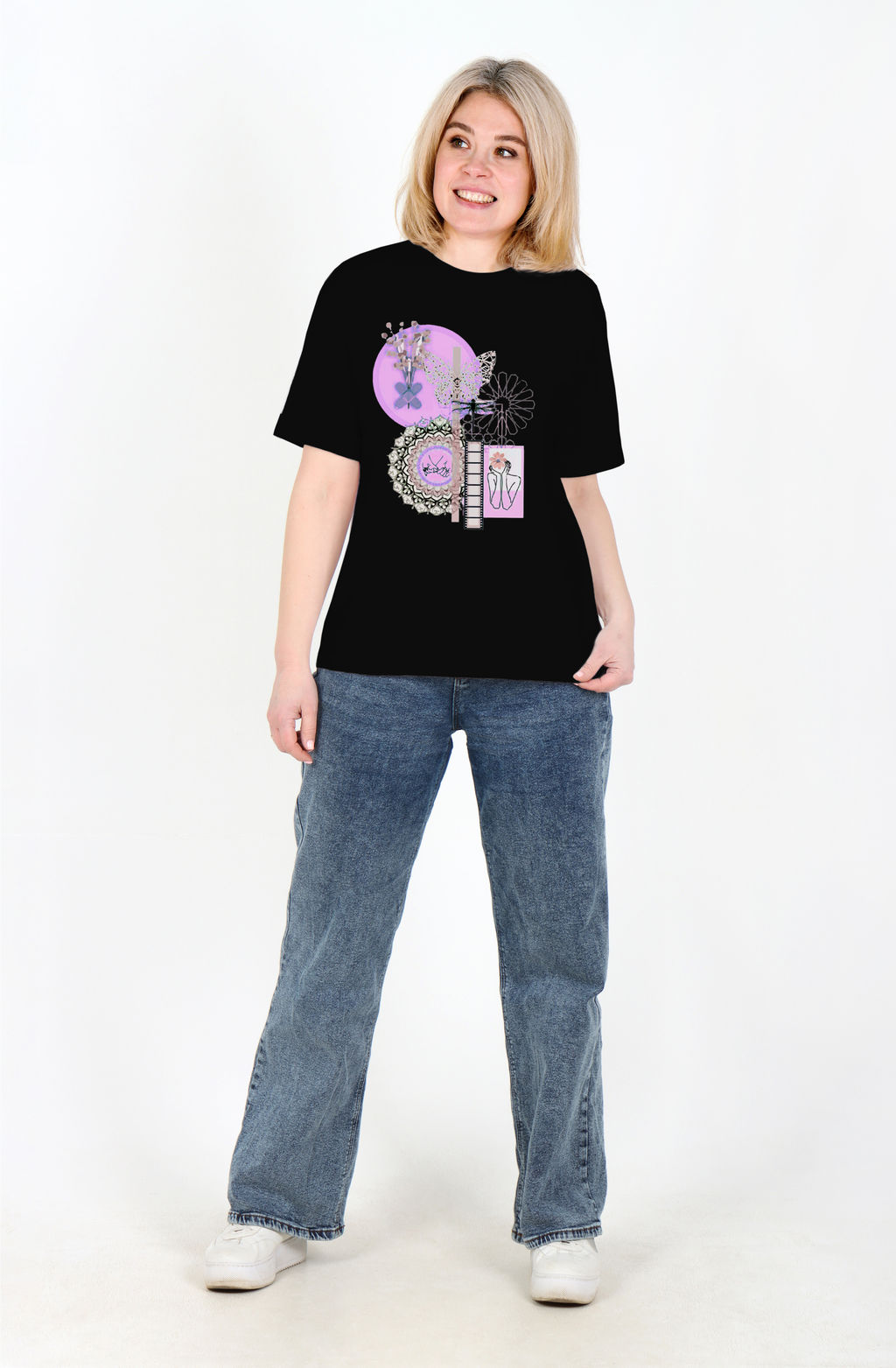 Футболка Алиса Ф-93Е (44-62) кулирка - Лотос фото 9