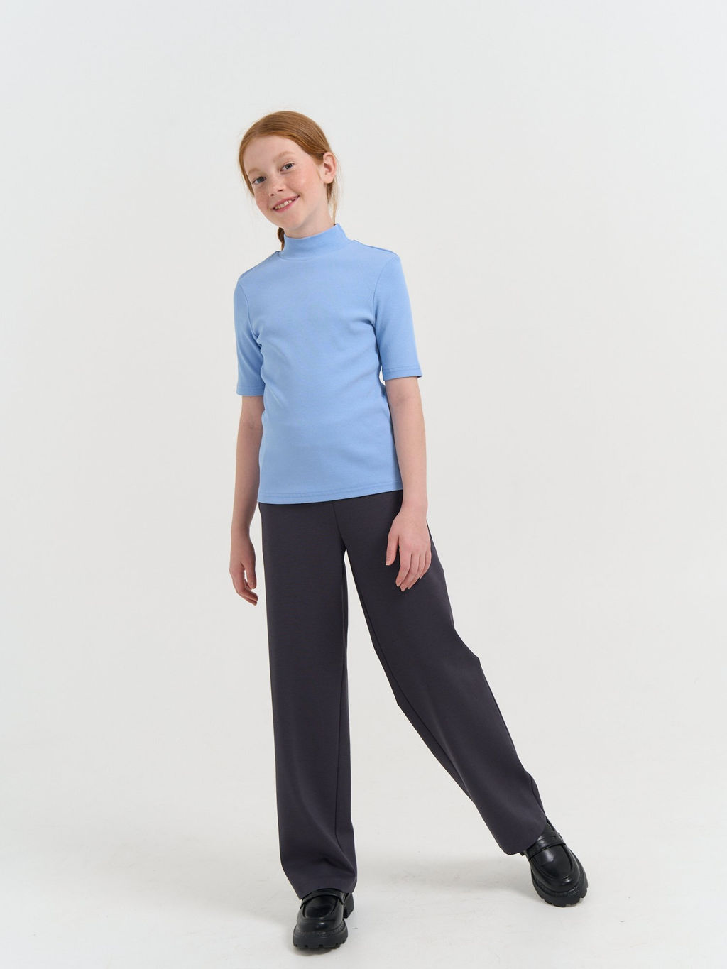 Бадлон с коротким рукавом Голубой 7+ - Bungly фото 6