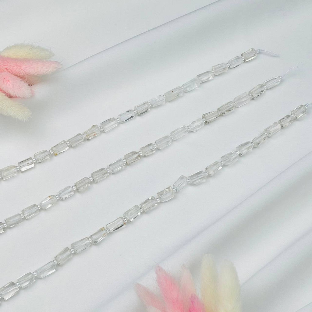 Бусины для украшений из Горного Хрусталя 40 см