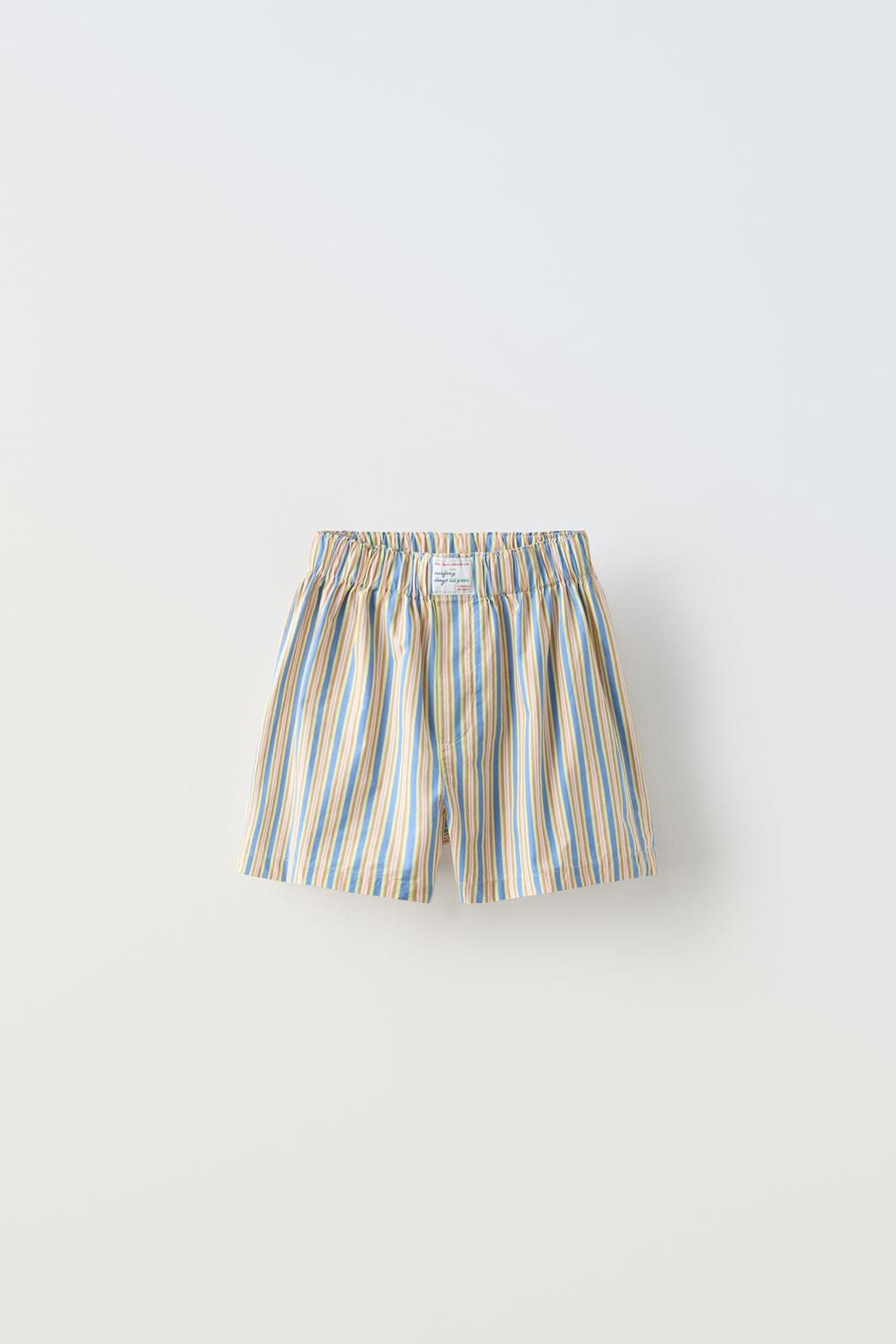 6-14 YAS/ T-SHIRT VE CIZGILI BERMUDA SORT TAKIM - Zara фото 5