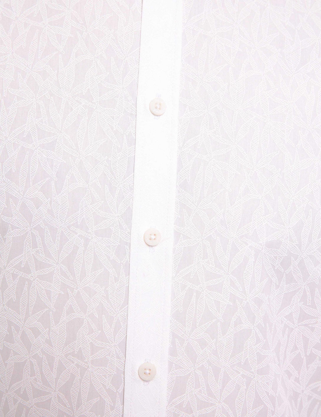 Белая приталенная рубашка с длинным рукавом - Cacharel фото 5