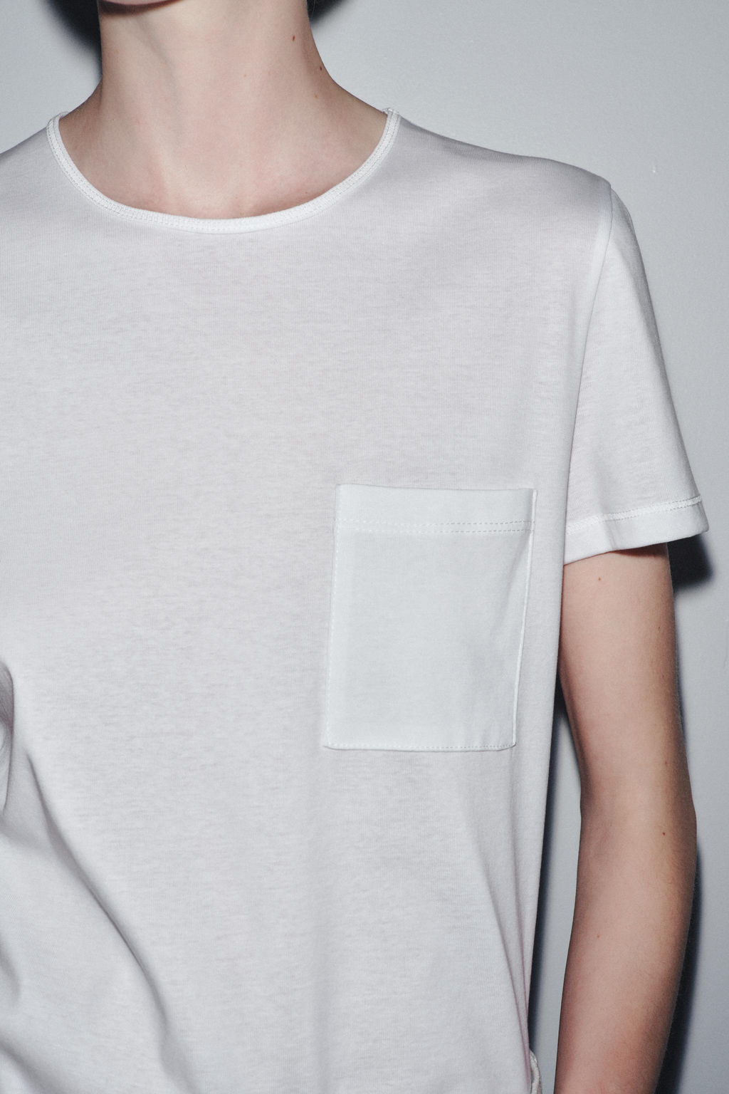 MERCERISED COTTON T-SHIRT - Zara фото 18
