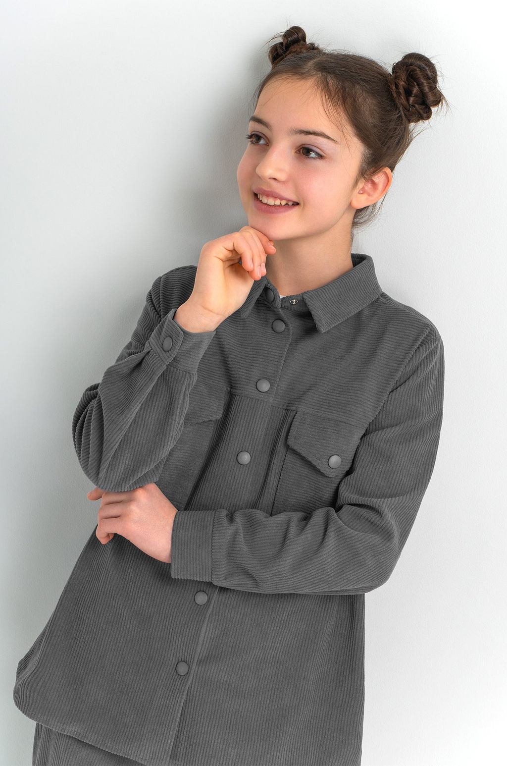 Вельветовый костюм для девочки Happyfox