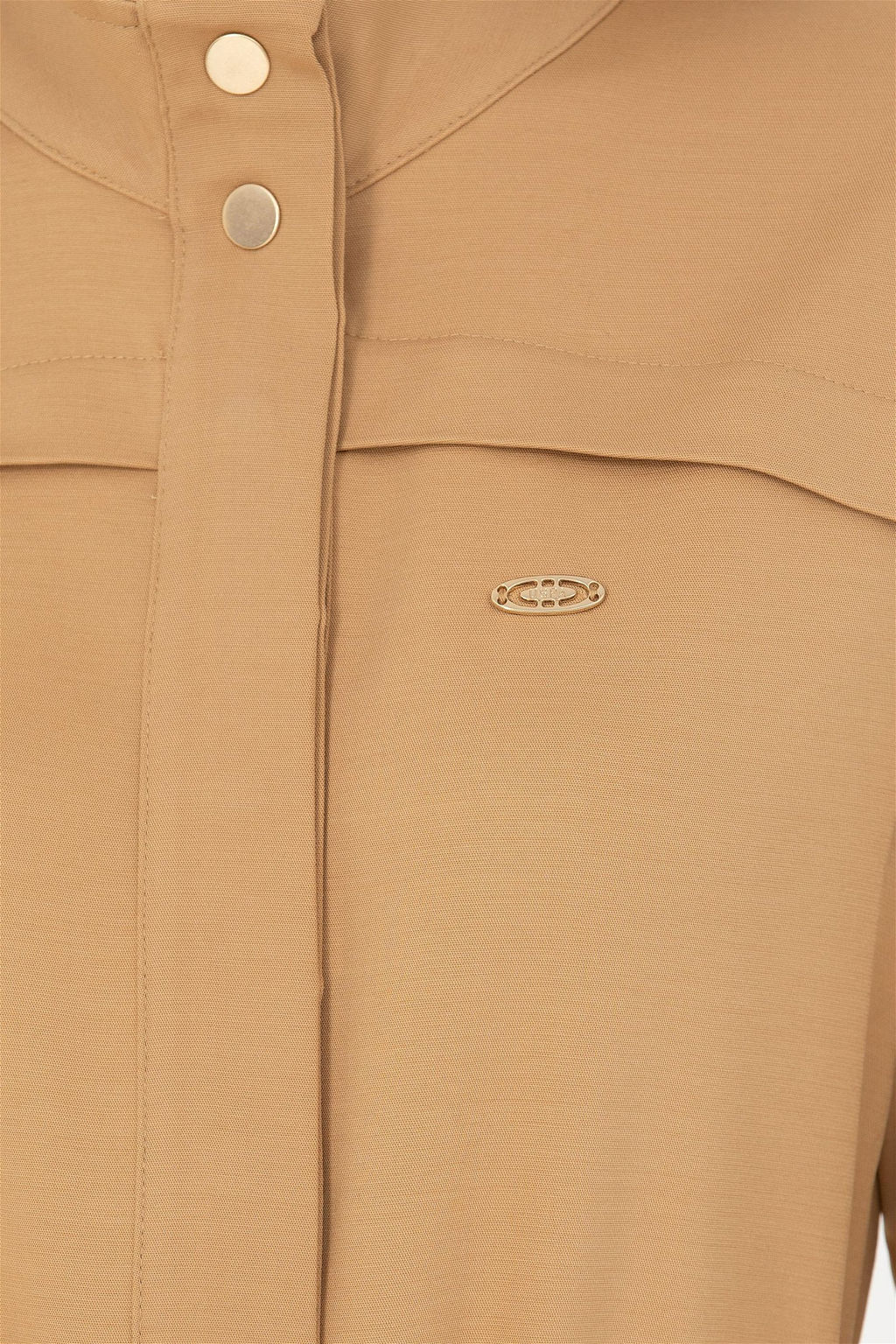 Женское тканое платье песочного цвета - U.s. polo assn фото 7