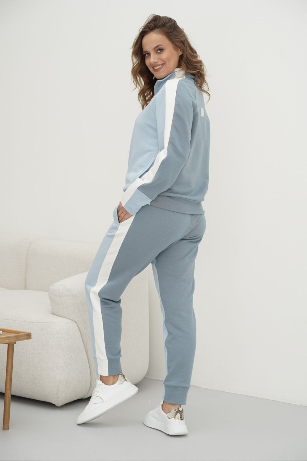 Костюм спортивный 4157/4154 голубой - Fantazia mod фото 2