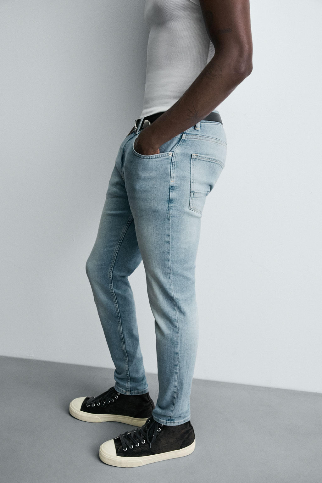 SKINNY CROPPED FIT JEANS - Zara фото 5