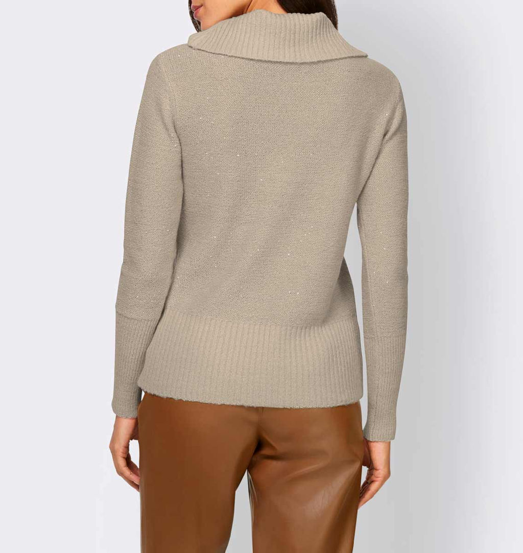 Пуловер, песочный - Ashley brooke фото 4