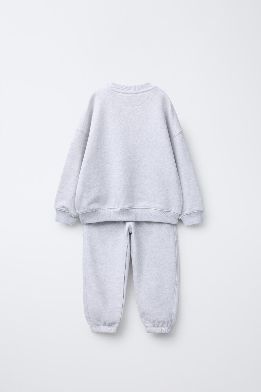 LABEL SWEATSHIRT AND JOGGERS SET - Zara фото 6
