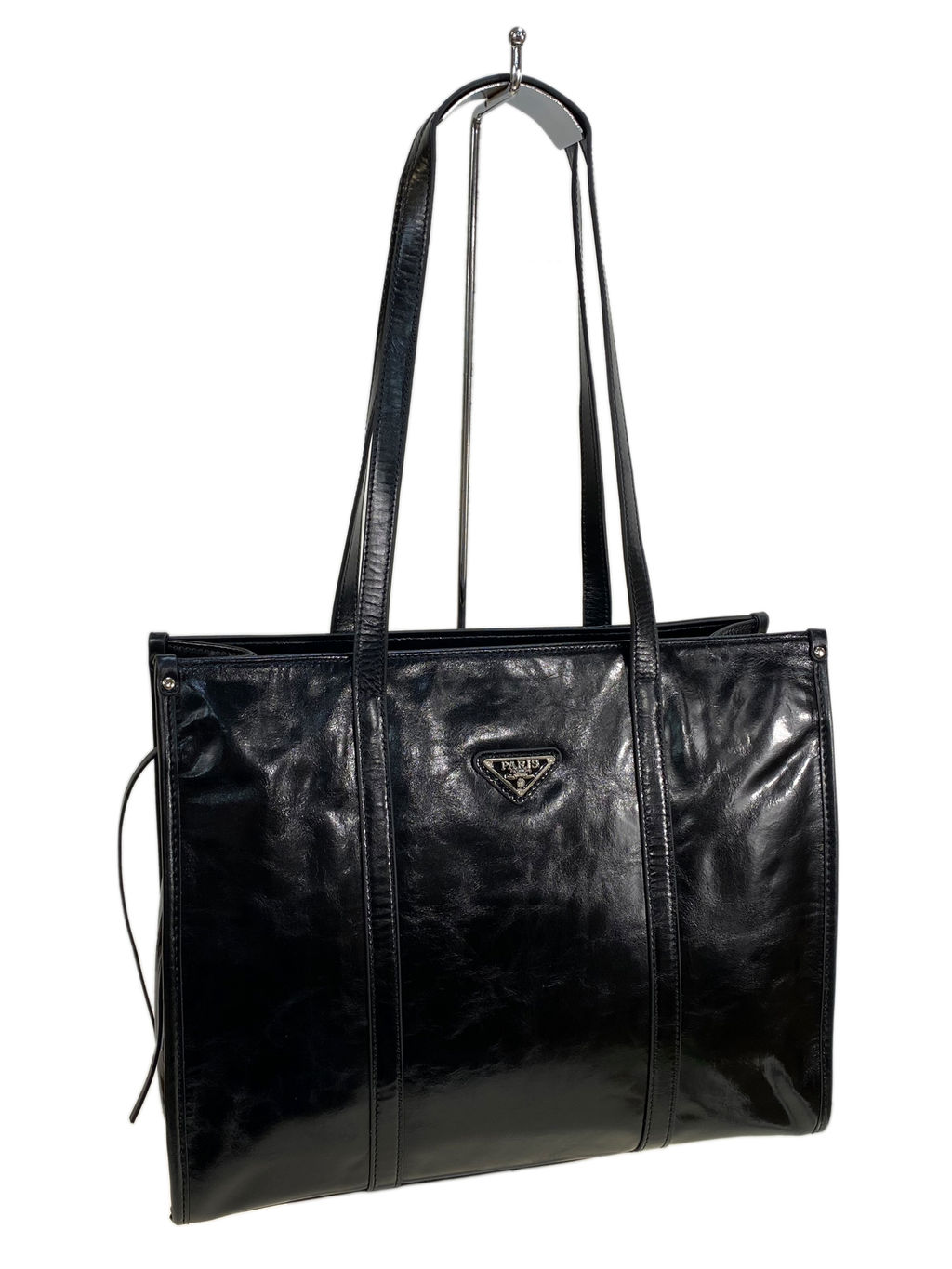 Женская сумка из натуральной кожи, цвет черный