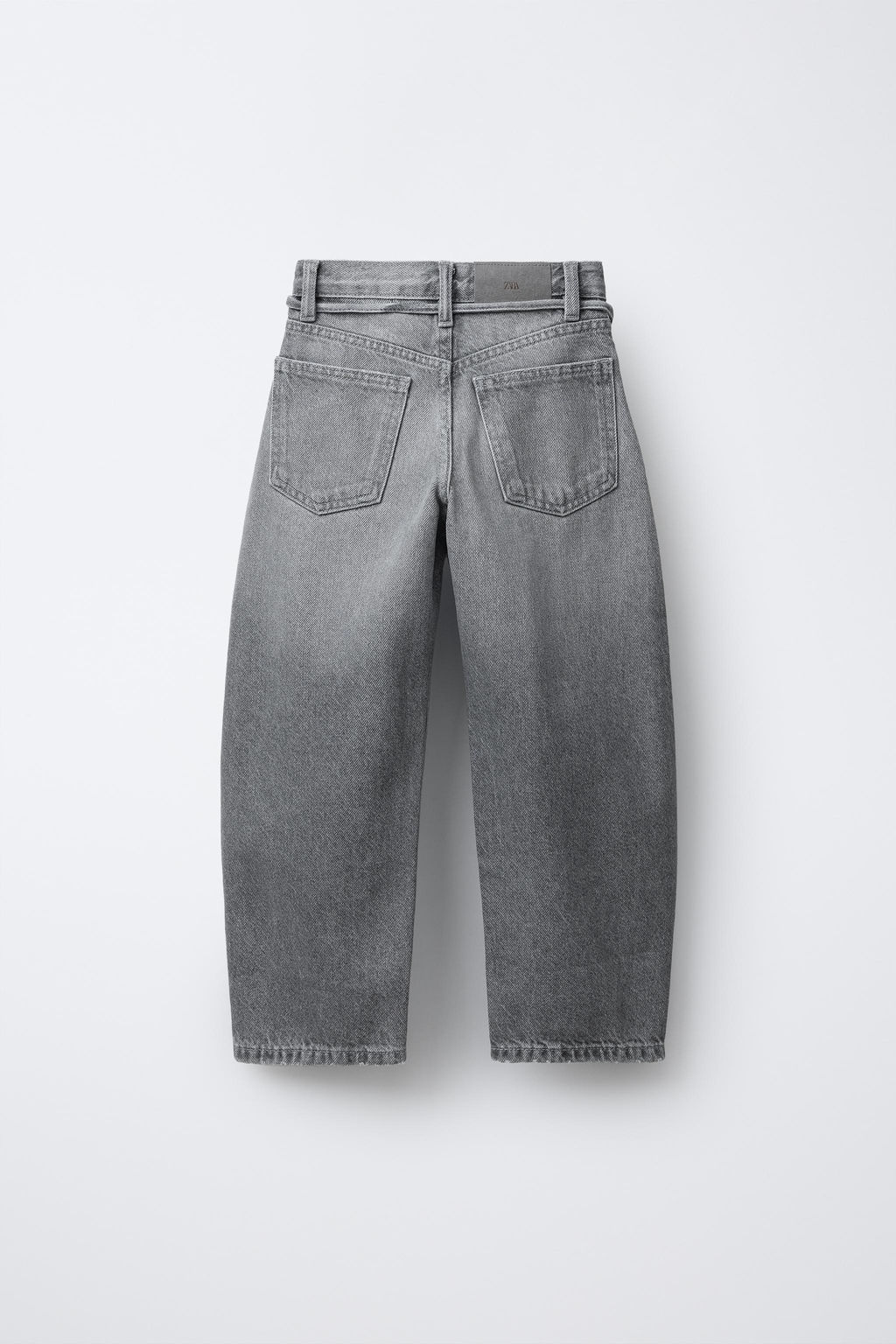 BARREL JEANS WITH BELT - Zara фото 2