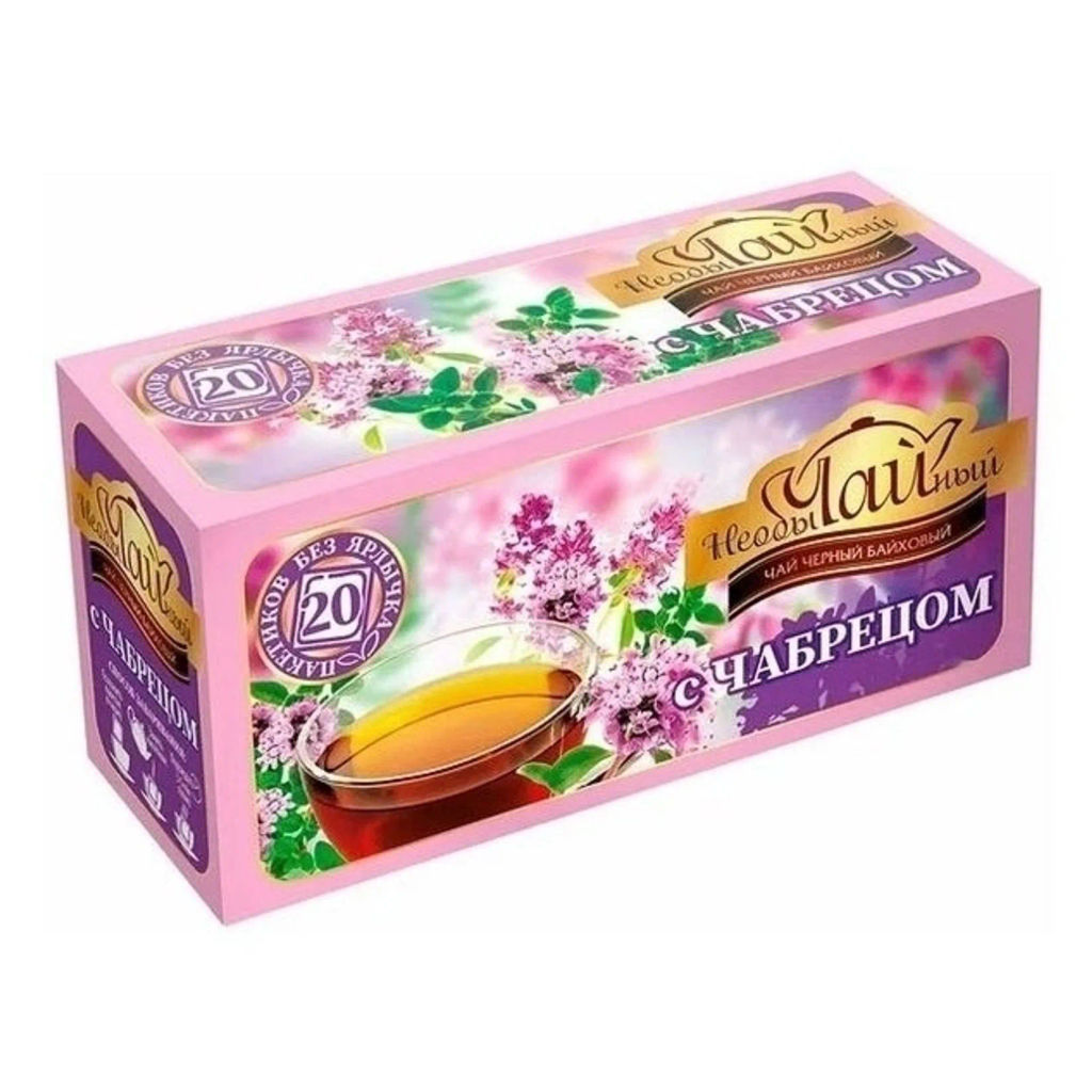 Необычайный/ ЧАБРЕЦ / (351) чай черный байховый без ярлычка вес 1,5 г*20 пак (Рязанская ЧФ)