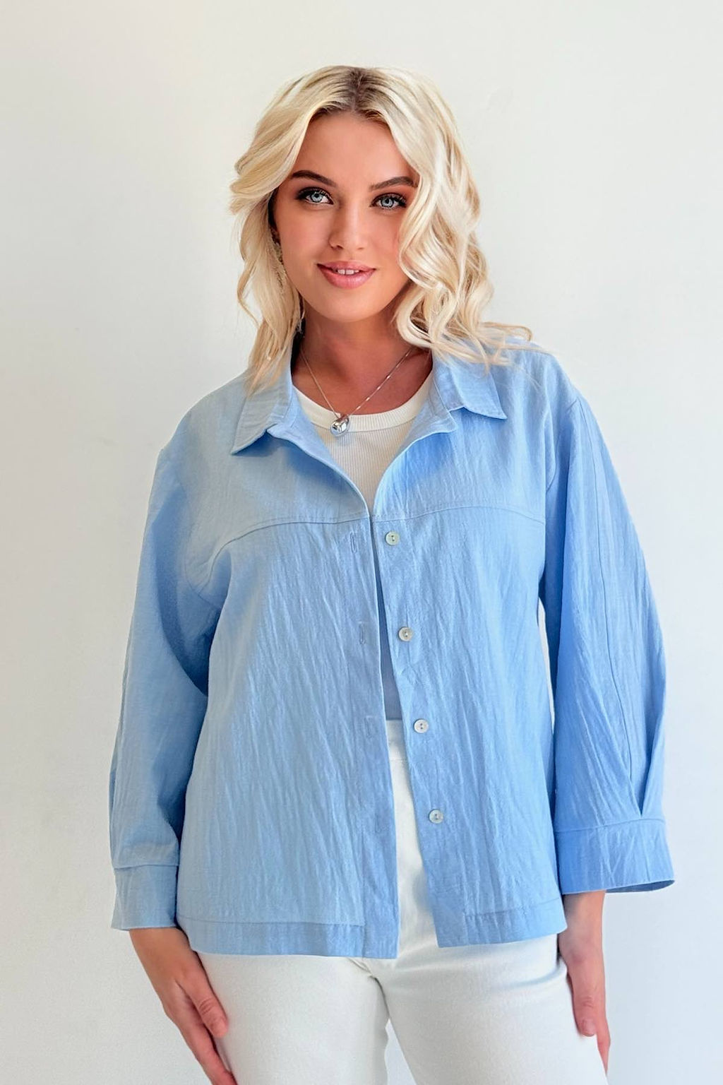 Блузка 4407/01/Голубой