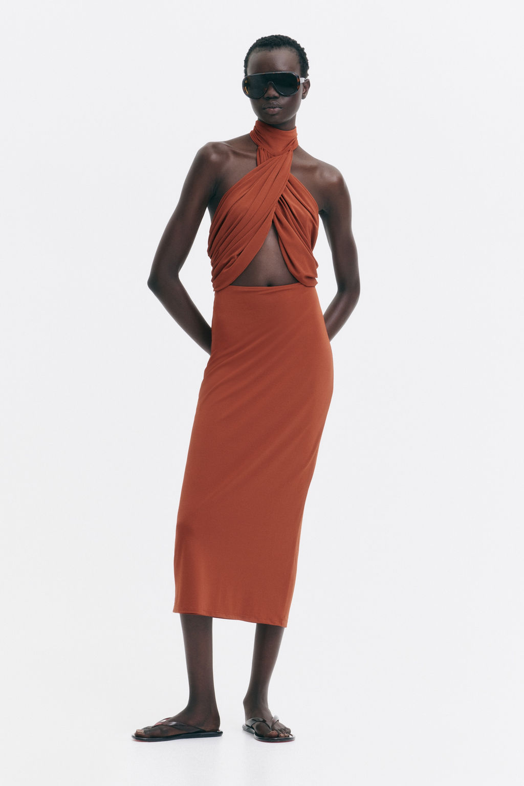 Vestido cut-out con detalle cruzado - H&m фото 2