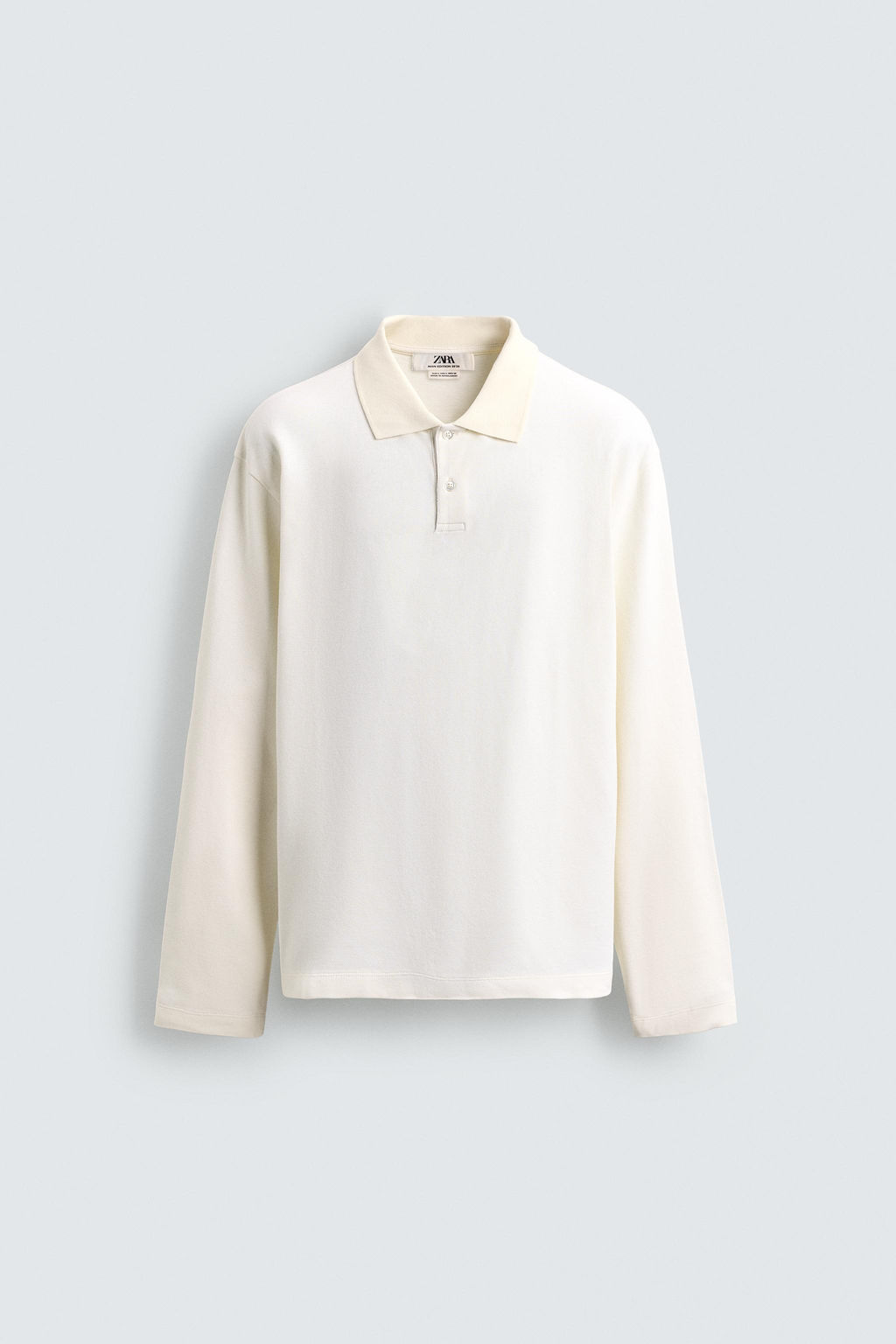 REGULAR FIT PIQU_ TEXTURED POLO SHIRT - Zara фото 17