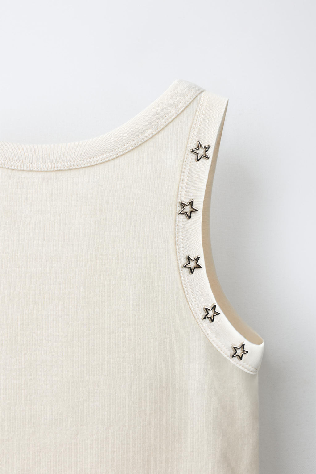 TOP TACHAS / Beige - Zara фото 5