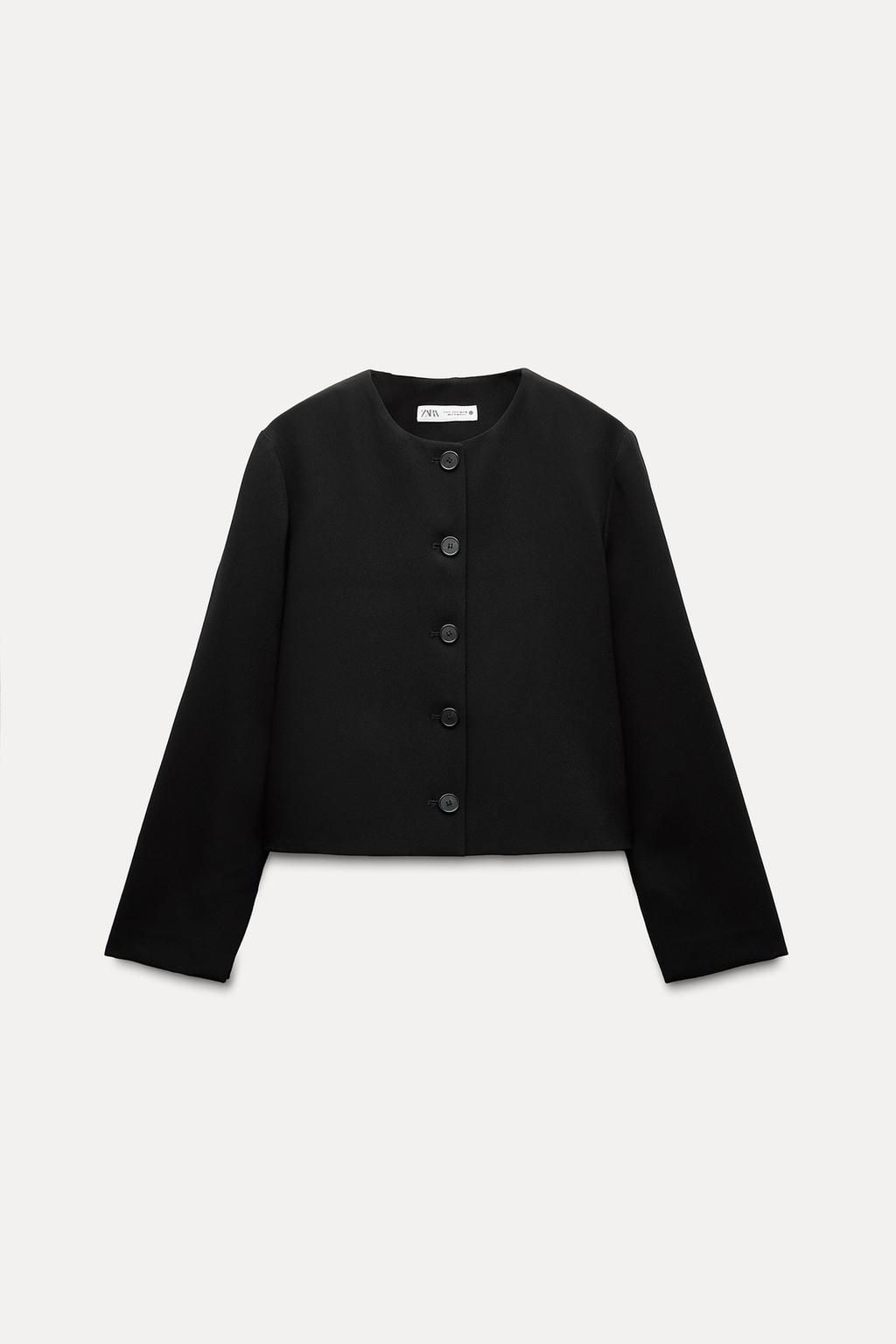 ZW COLLECTION BUTTONED JACKET - Zara фото 6