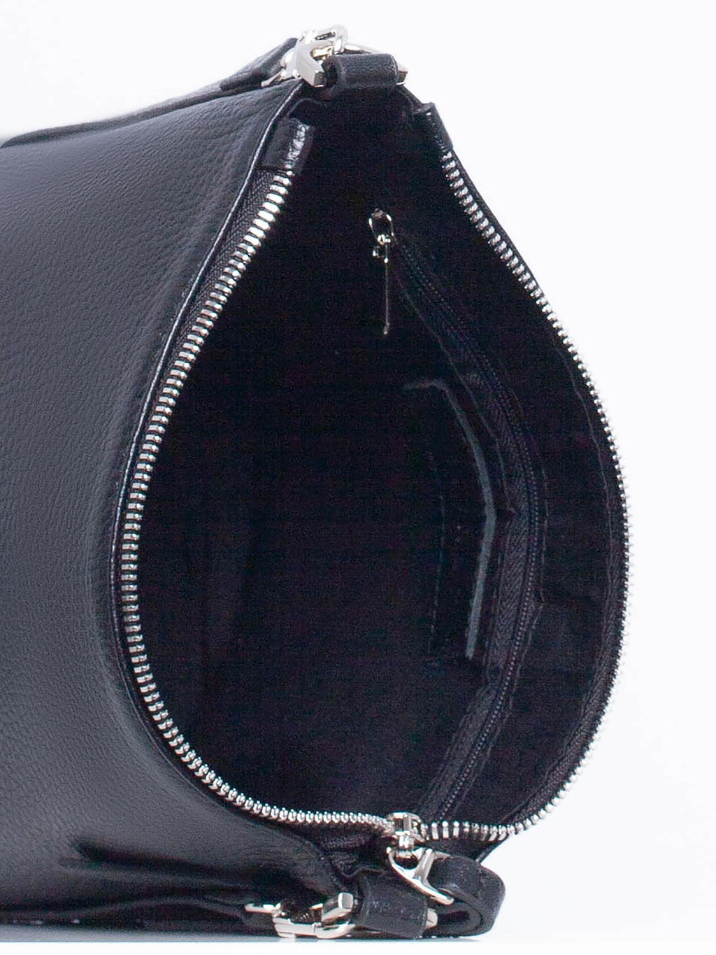Женская кожаная сумка Richet 3245LN 376 Черный  фото 4