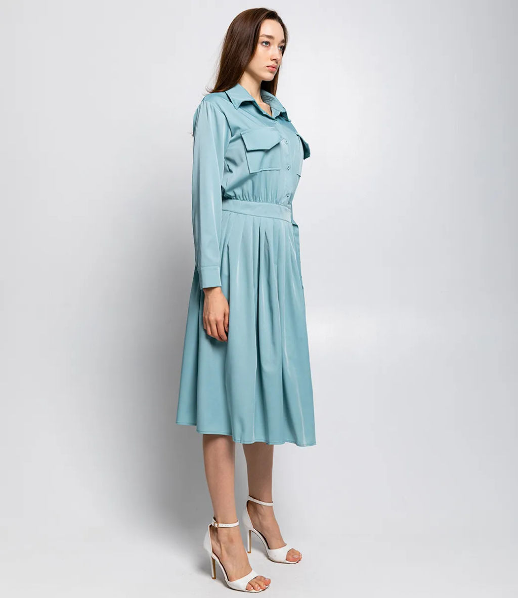 Платье #КТ8517, мята