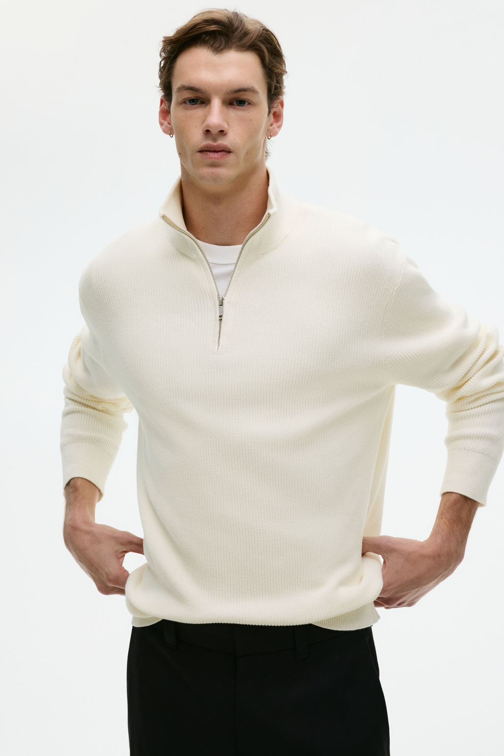 Jersey con media cremallera Regular Fit - H&m фото 8