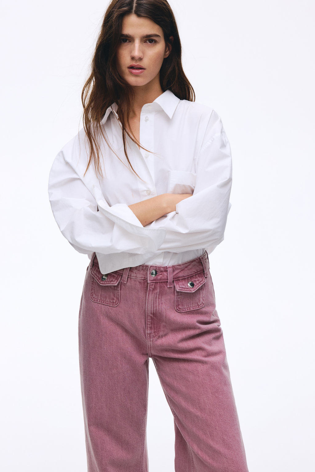 Wide High Jeans - H&m фото 5
