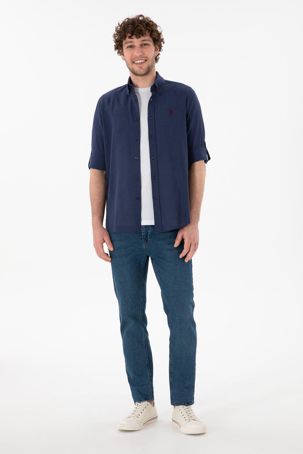 Erkek Lacivert Uzun Kollu Basic G_mlek Sepette S_rpriz _ndirim - U.s. polo assn фото 5