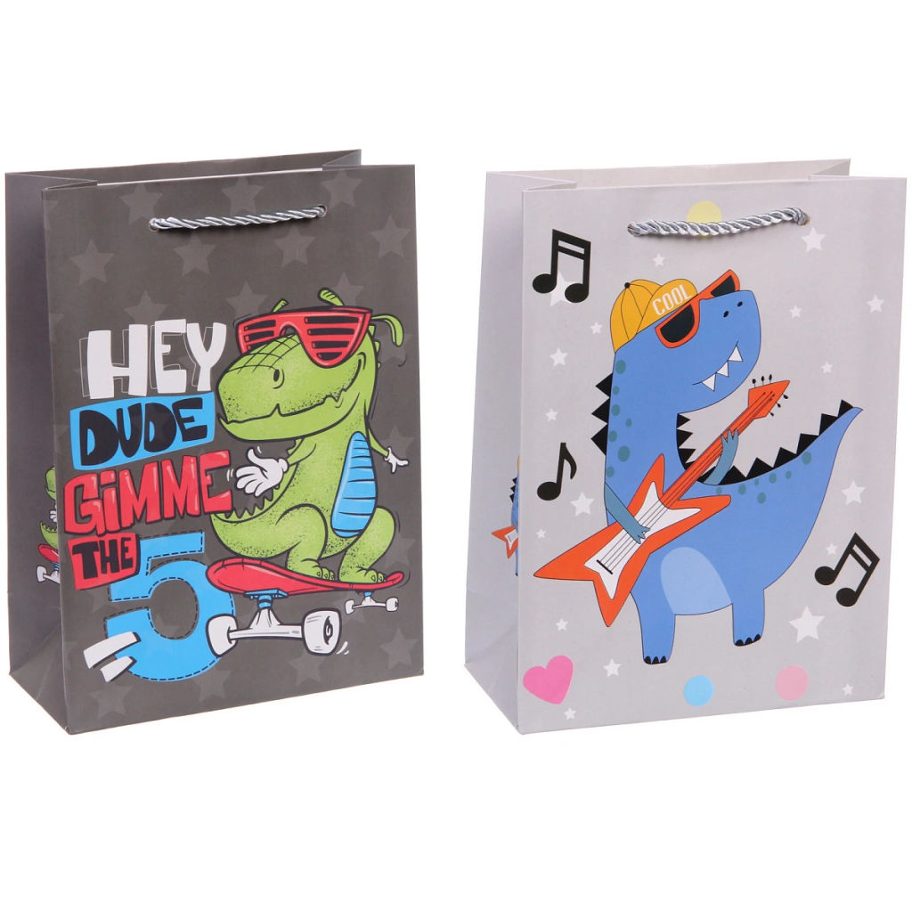 Пакет подарочный "Весёлая игра" 18*24*8,5 см, микс