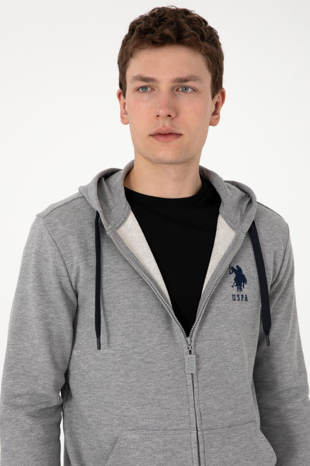 Erkek Gri Melanj _rme H_rka Sepette S_rpriz _ndirim - U.s. polo assn фото 2