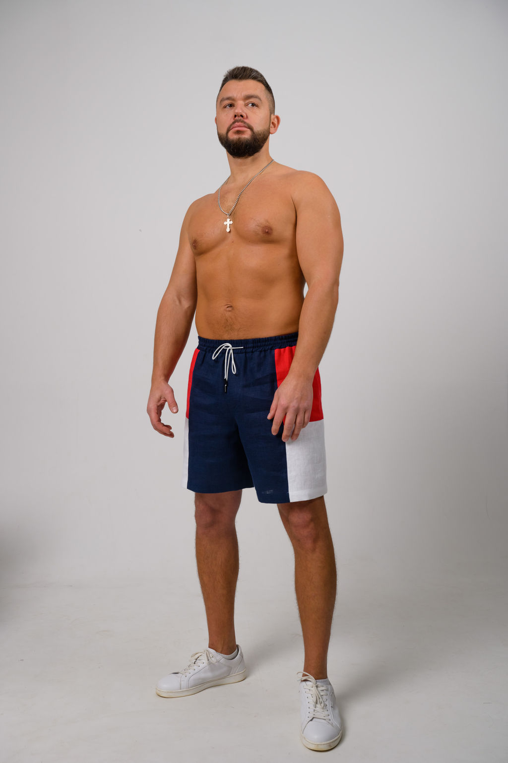 100% ЛЁН шорты из чистольняной ткани - Новый лен фото 5