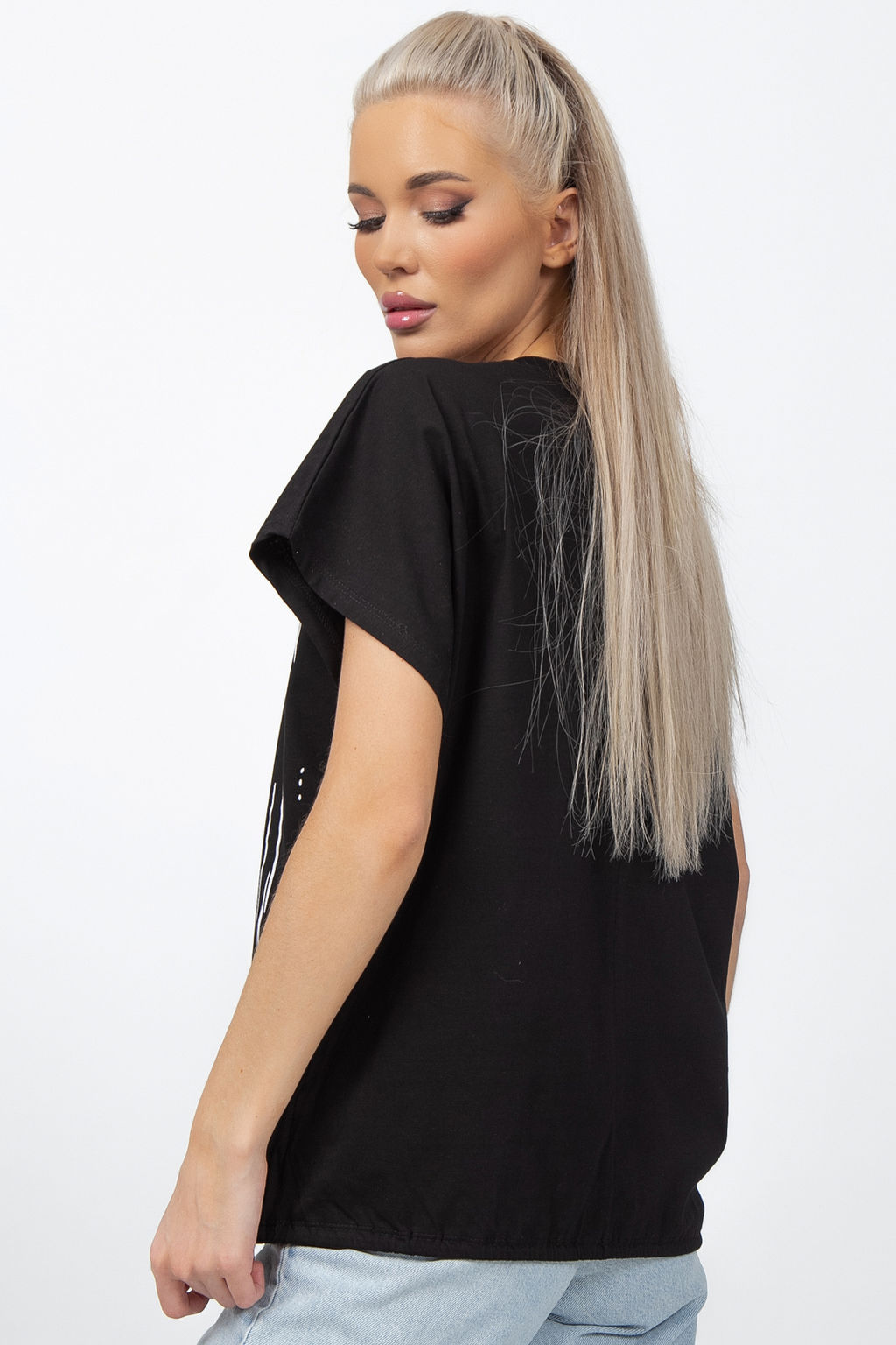 Футболка Окли (чёрный) - Эльза фото 5