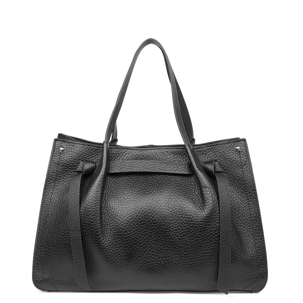 Y2828-1 black, Женская кожаная сумка, Barcelo Biagi