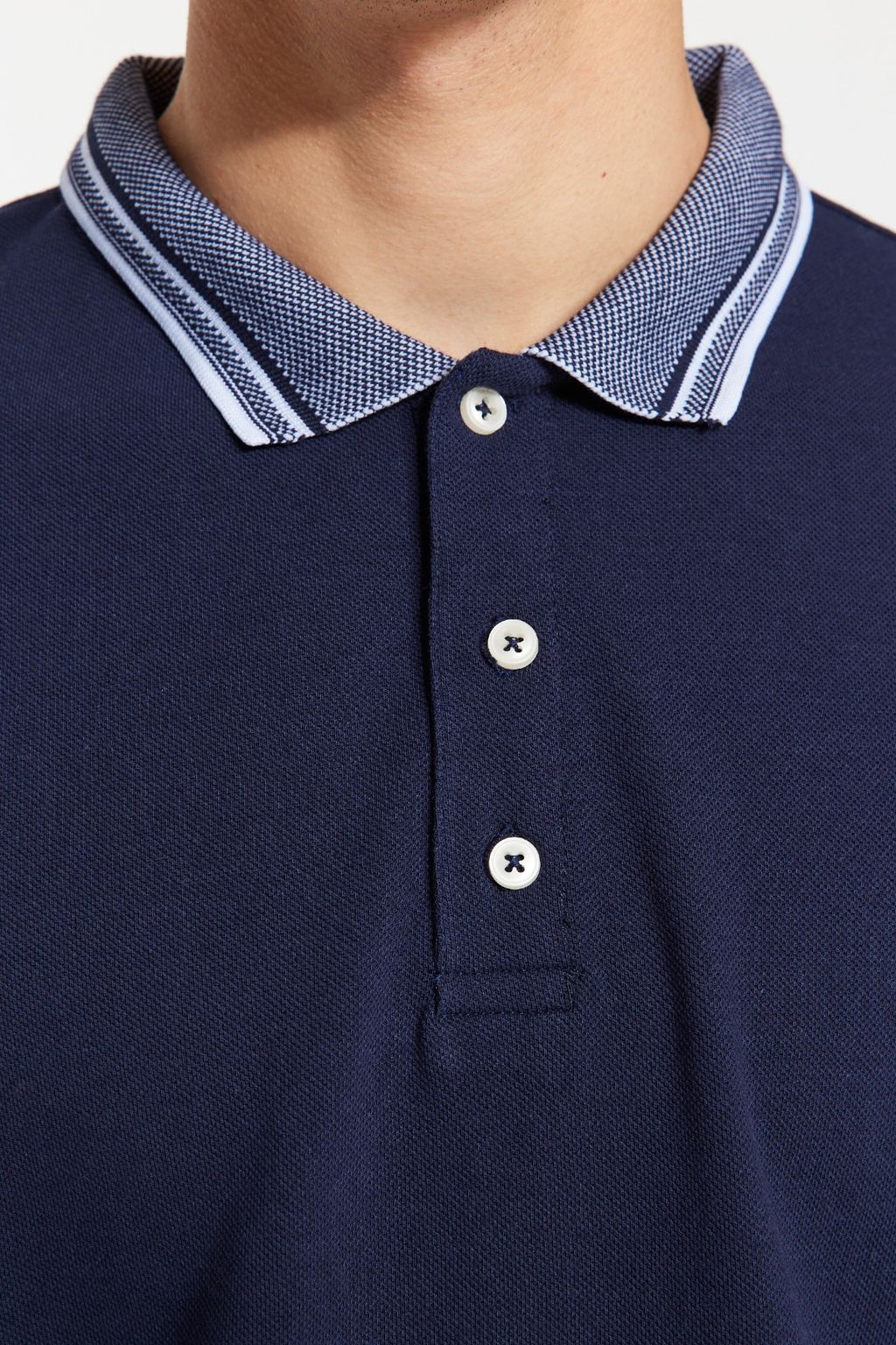 TRENDYOL MAN Siyah Slim/Dar Kesim %100 Pamuklu Polo Yaka T-shirt TMNSS22PO00014 - Trendyolmilla фото 5