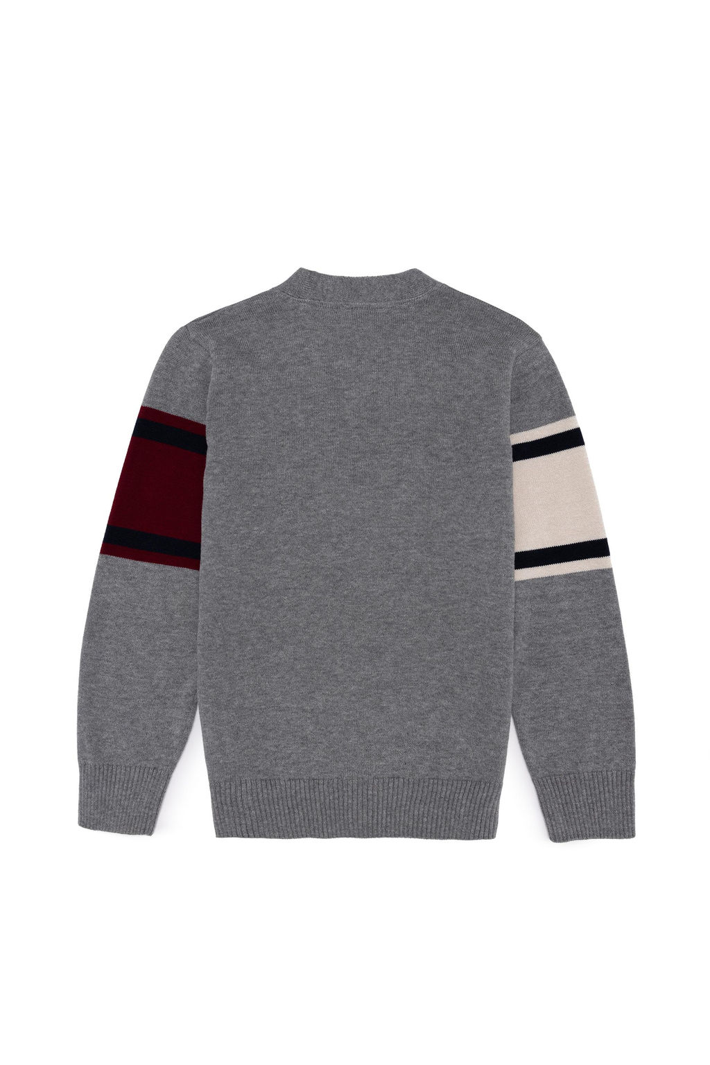 Серый кардиган из меланжевого трикотажа для мальчика - U.s. polo assn фото 3