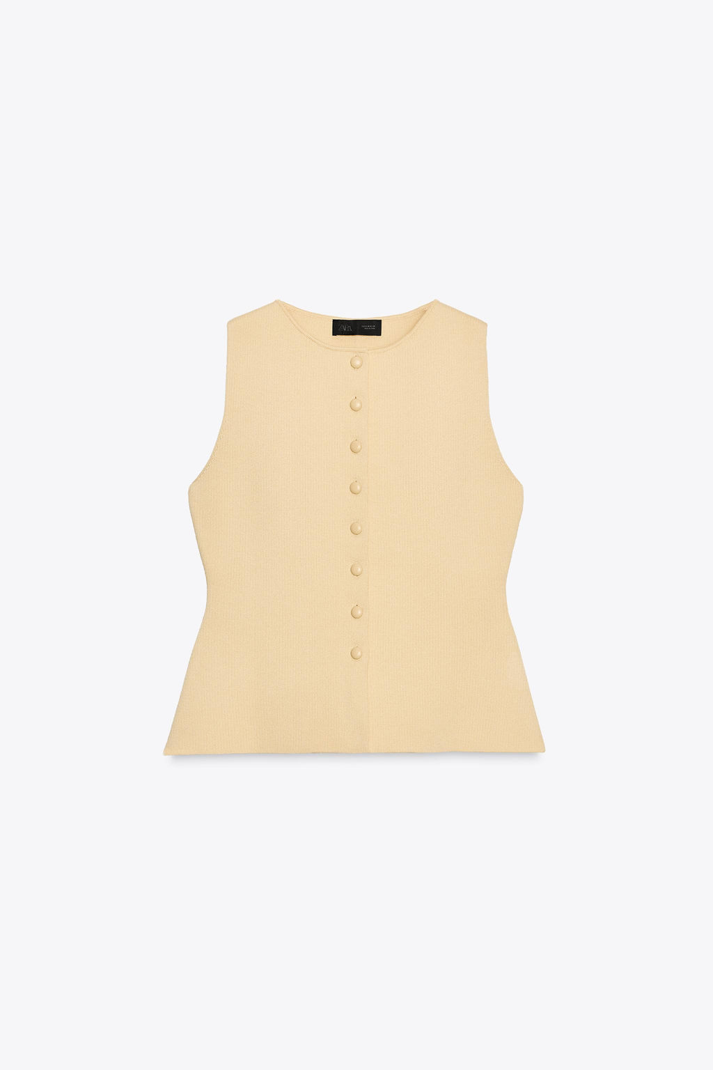 BUTTONED KNIT WAISTCOAT