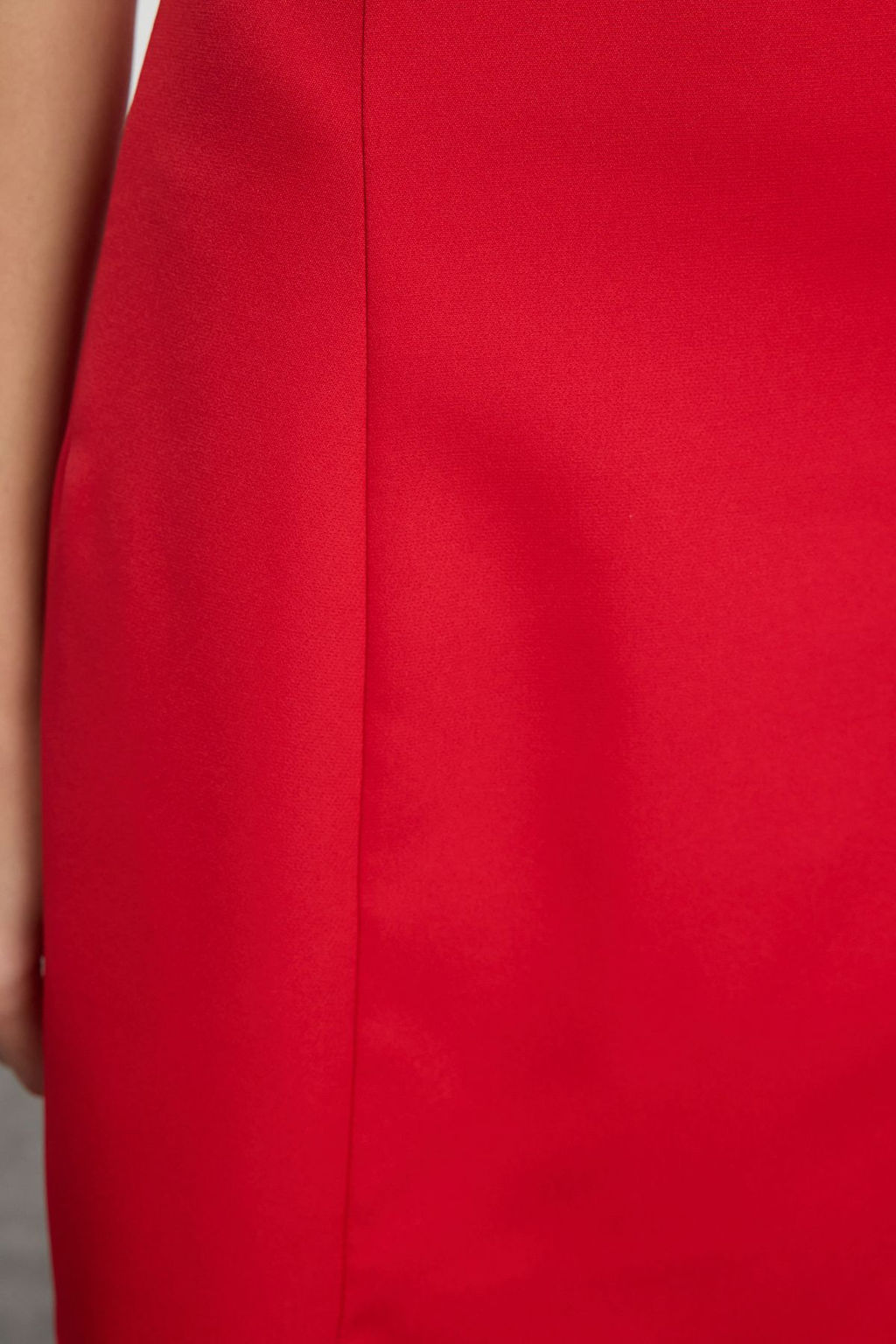 K?rm?z? A Kesim Mini Astarl? Dokuma Elbise TWOAW25EL00192