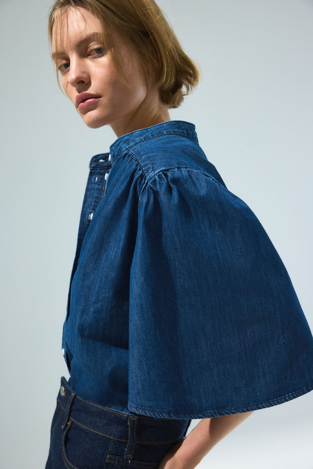 Blusa en denim - H&m фото 2