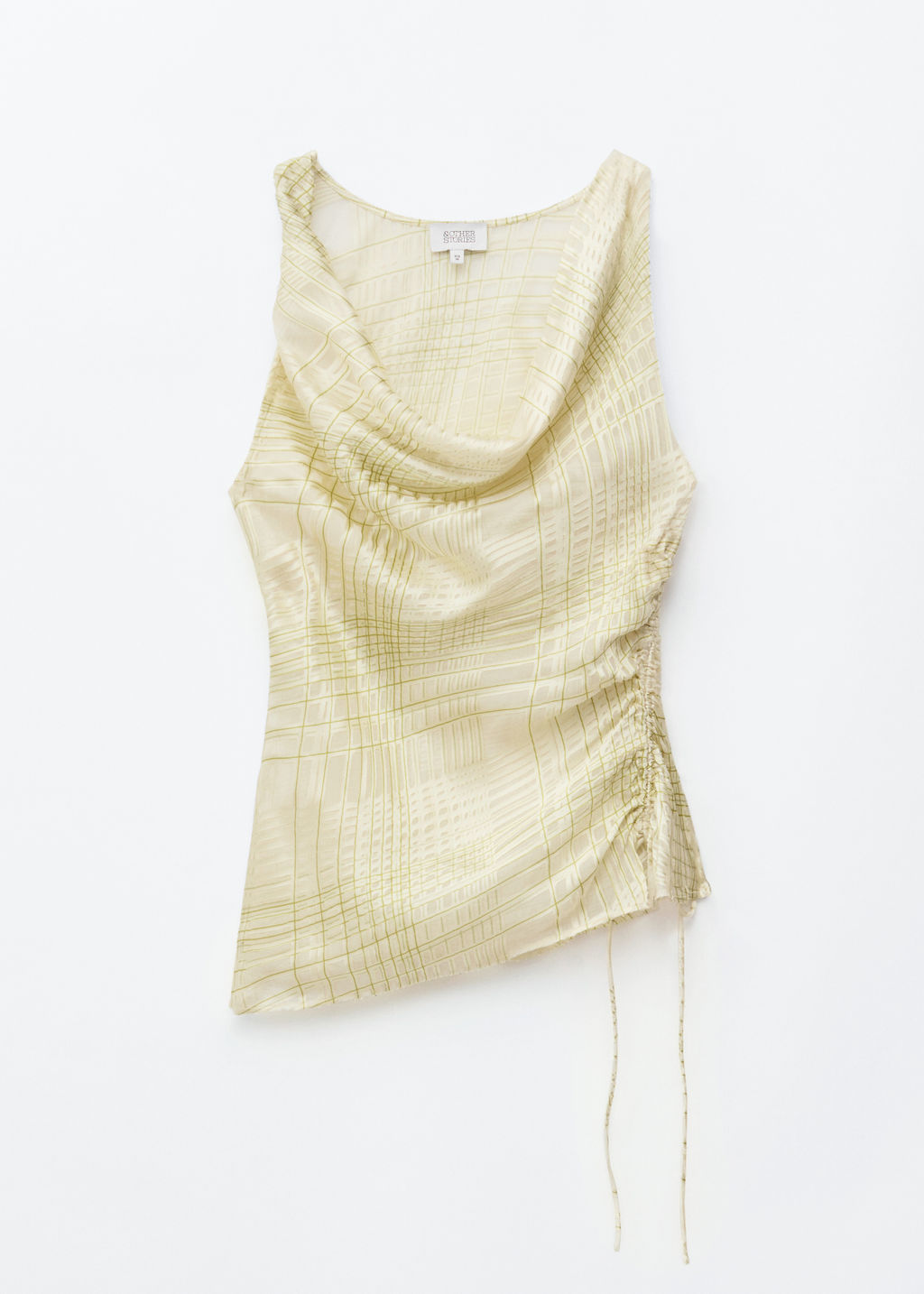 Top con cuello chal y cord?n de ajuste - H&m фото 3