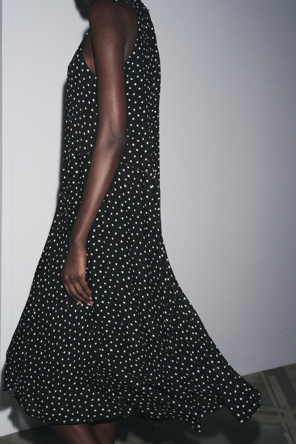 ZW COLLECTION HALTER POLKA DOT DRESS - Zara фото 13
