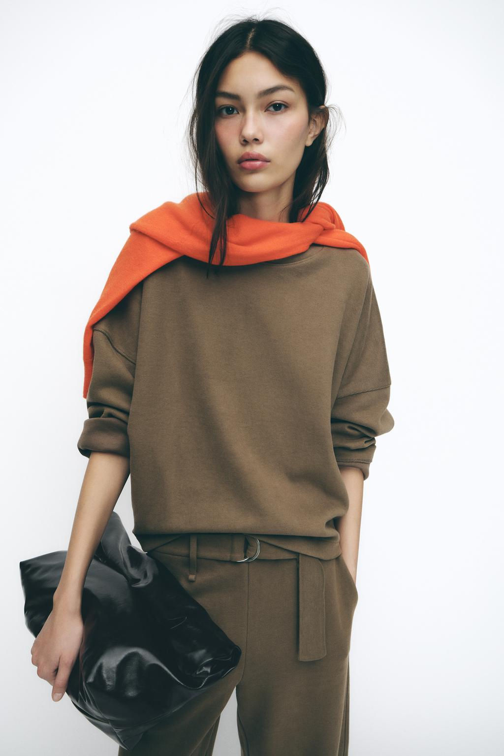 OVERSIZE SOFT SWEATSHIRT - Zara фото 2