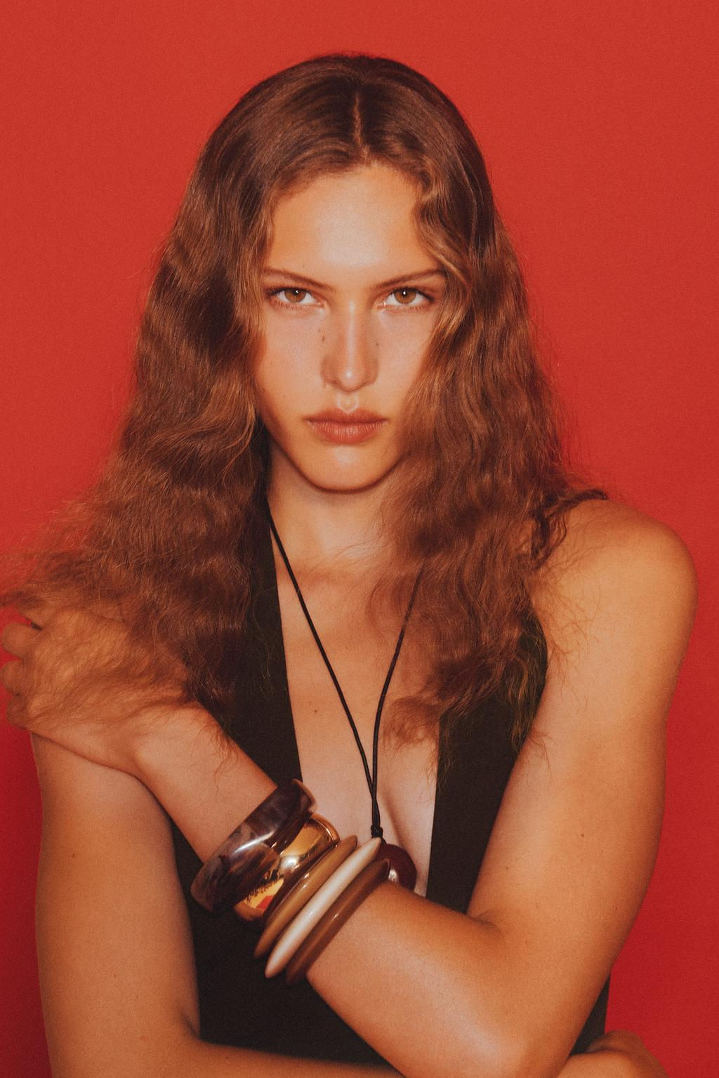 RUFFLED SHORT GAUZE DRESS - Zara фото 3