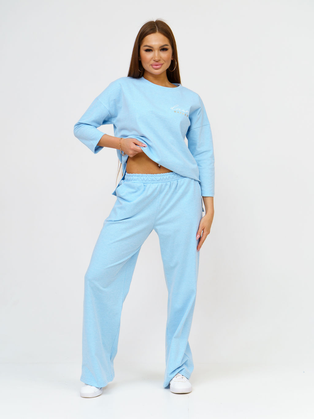 Костюм женский Мегаполис голубой