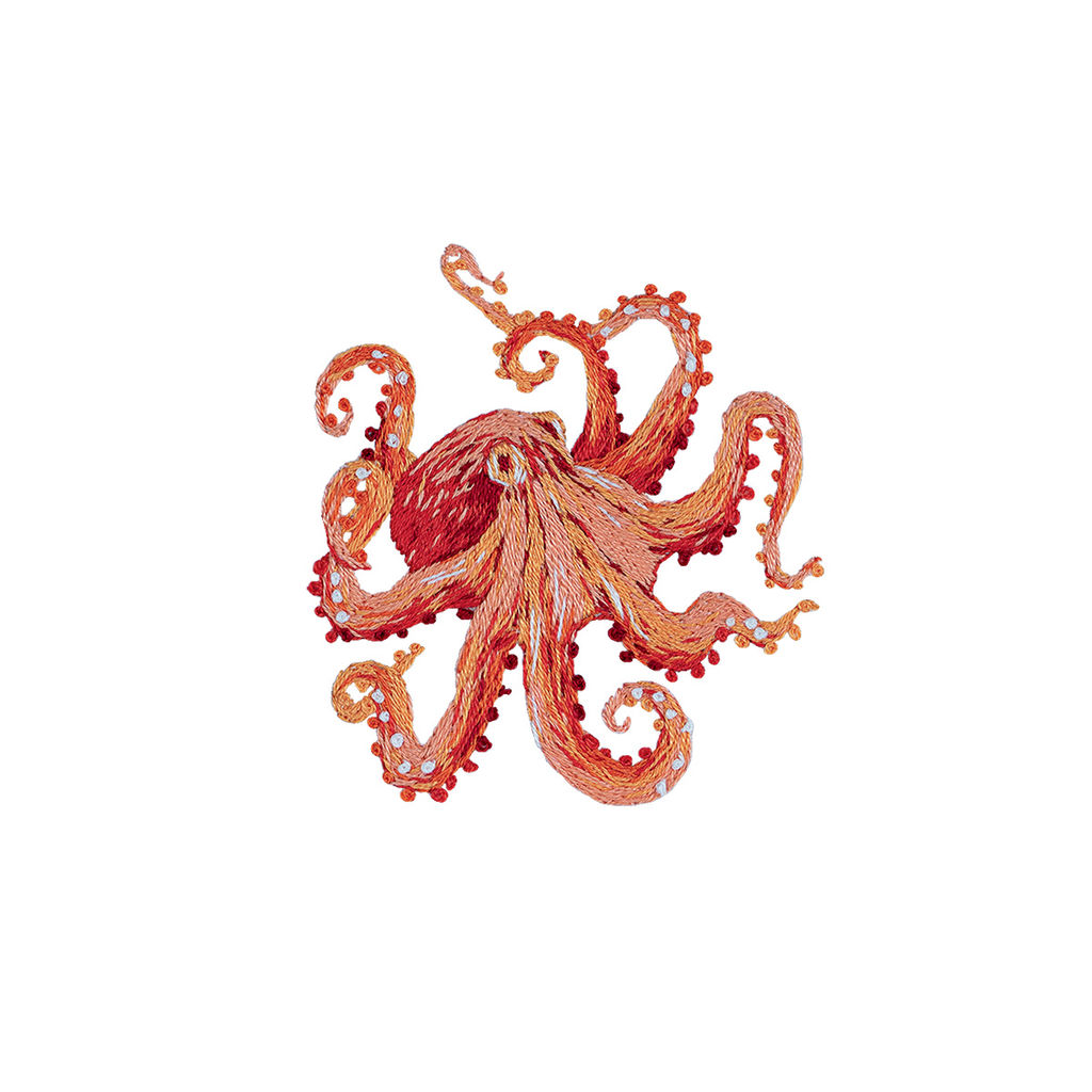 Набор для вышивания PANNA Живая картина JK-2321 Осьминог 6.5 х 6 см