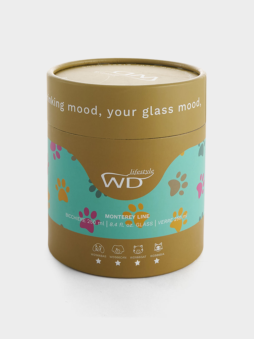 Стакан, 250 мл, стекло Б, Кошка, Monterey - Anna lafarg фото 5