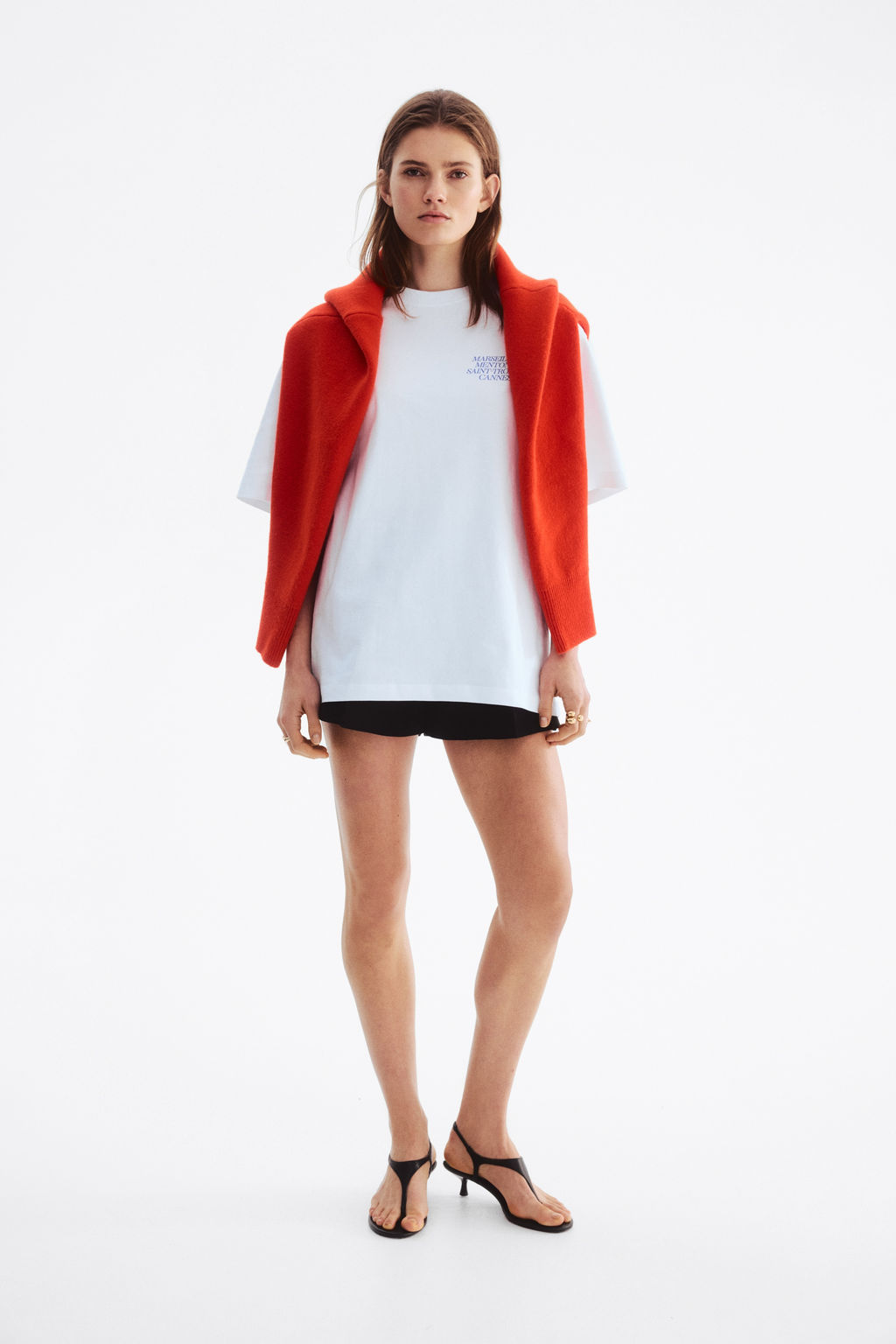 Camiseta oversize con motivo estampado - H&m фото 5