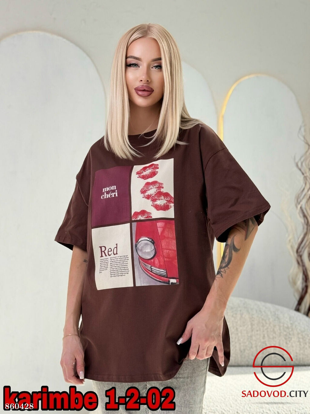 Футболка женская с принтом - Fiona фото 7