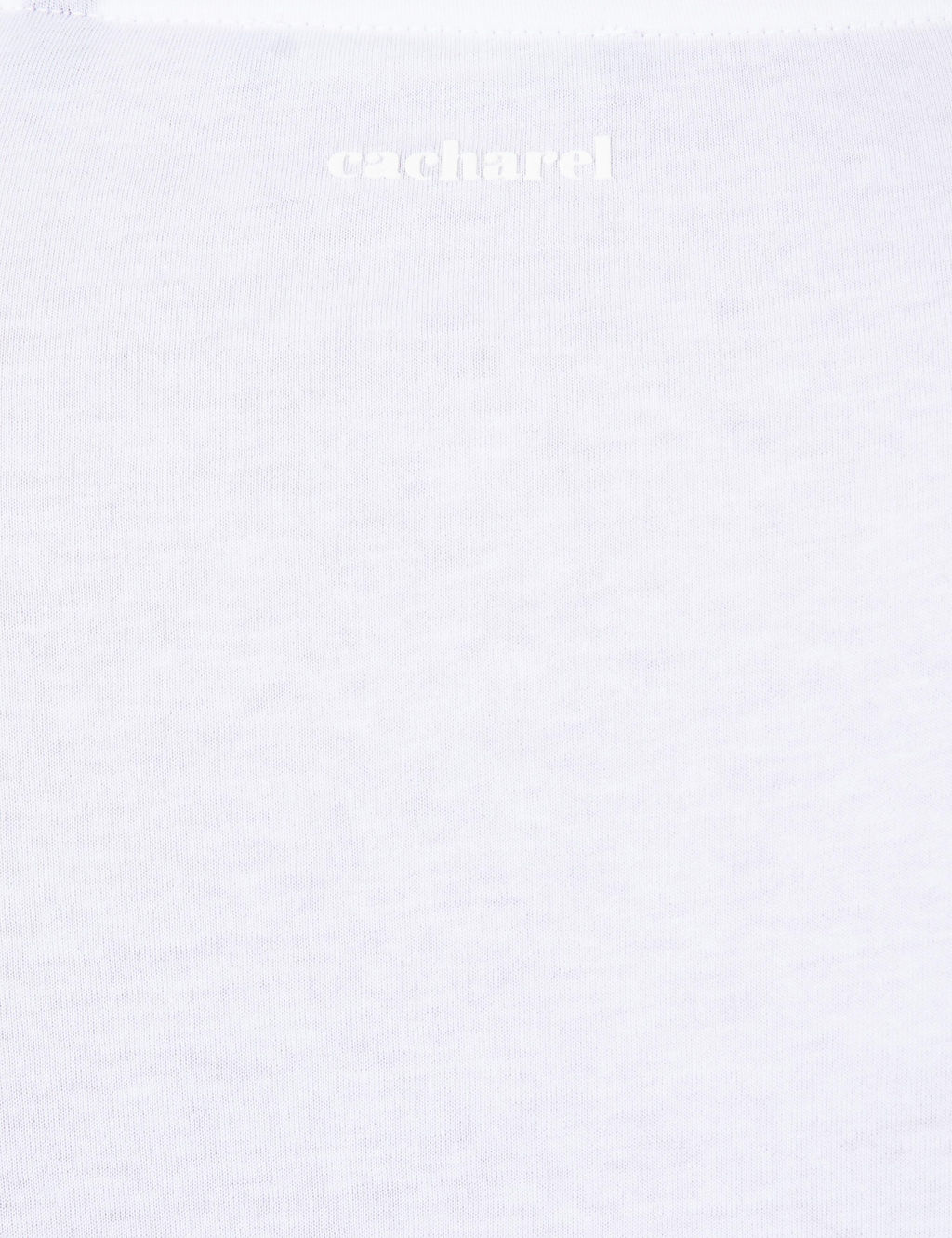 Белая облегающая футболка - Cacharel фото 7