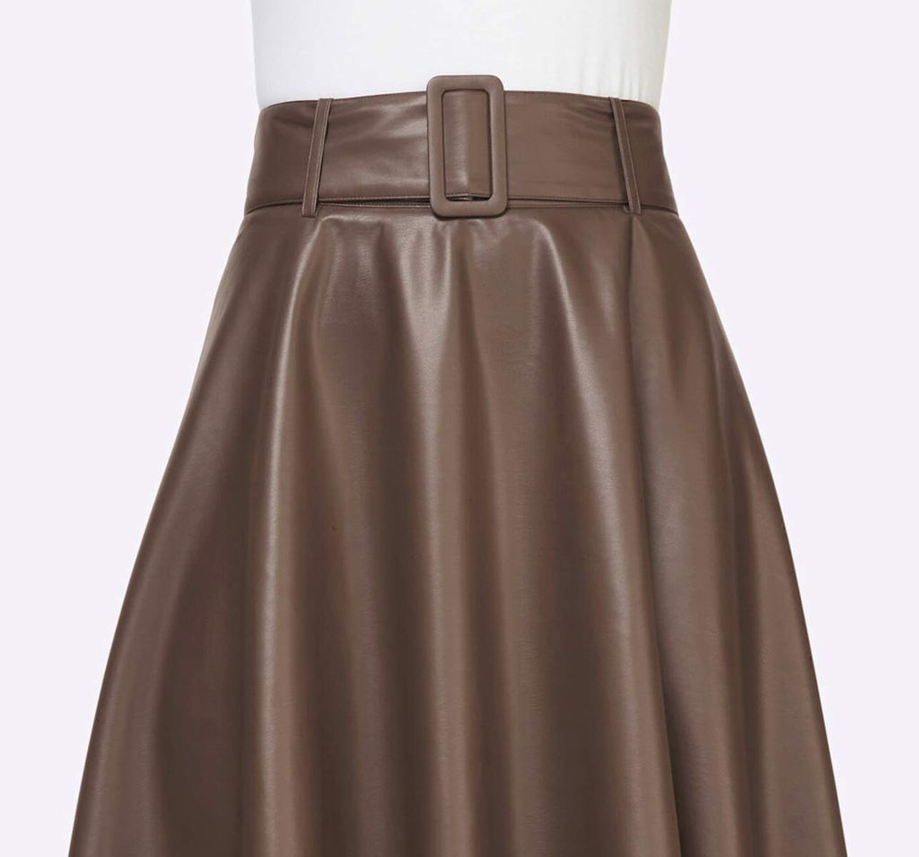 Юбка из иск. кожи, цвета шоколада - Ashley brooke фото 6